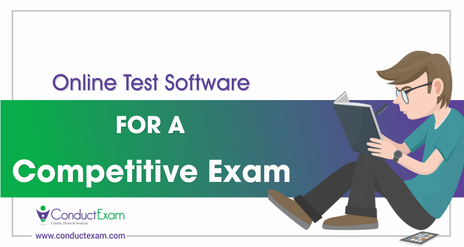 Online test software for a competitive exam