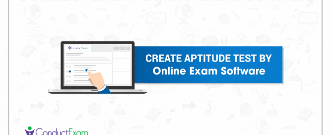 Create aptitude test by online exam software!