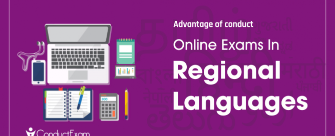 Advantage Of Conduct Online Exams in regional languages