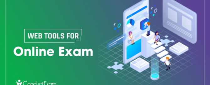 Web tools for online exam