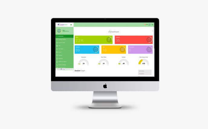 Online Exam Software Dashboard