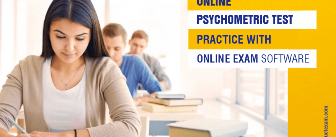 Online psychometric test: practice with Online Exam software