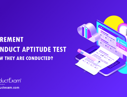 Requirement to conduct aptitude test and how they are conducted with software?