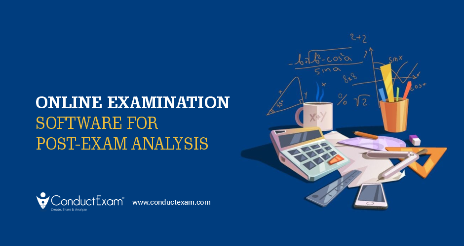 Online examination software for post-exam analysis