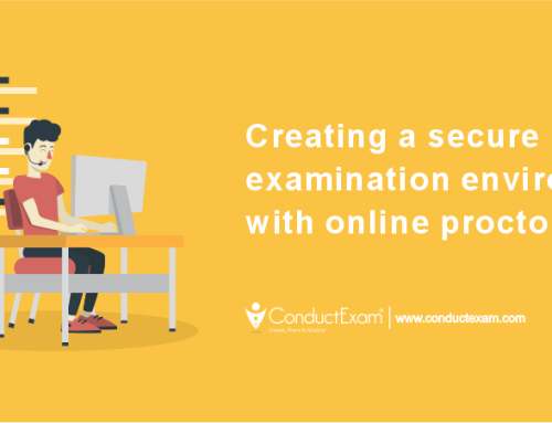 Creating a secure examination environment with online proctoring