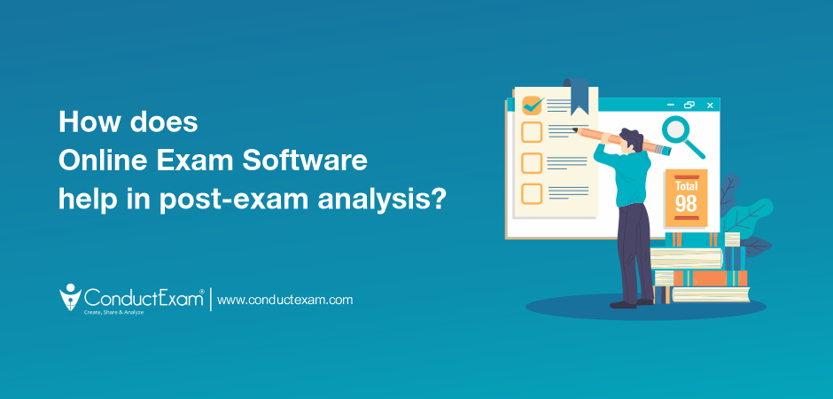 How does Online Exam Software help in post-exam analysis?