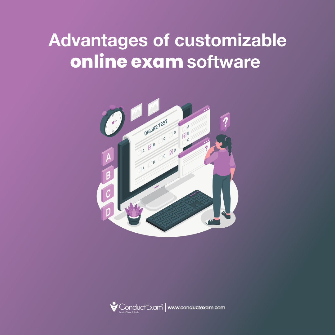 Customizable online exam software